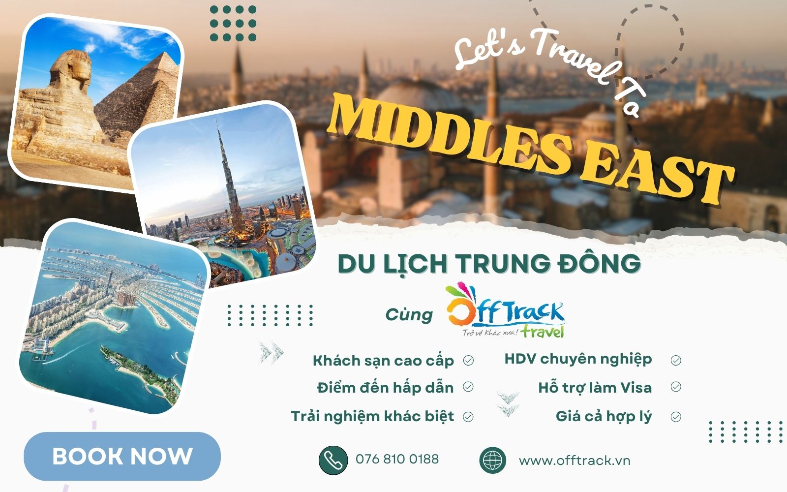 Đặt tour Trung Đông trọn gói