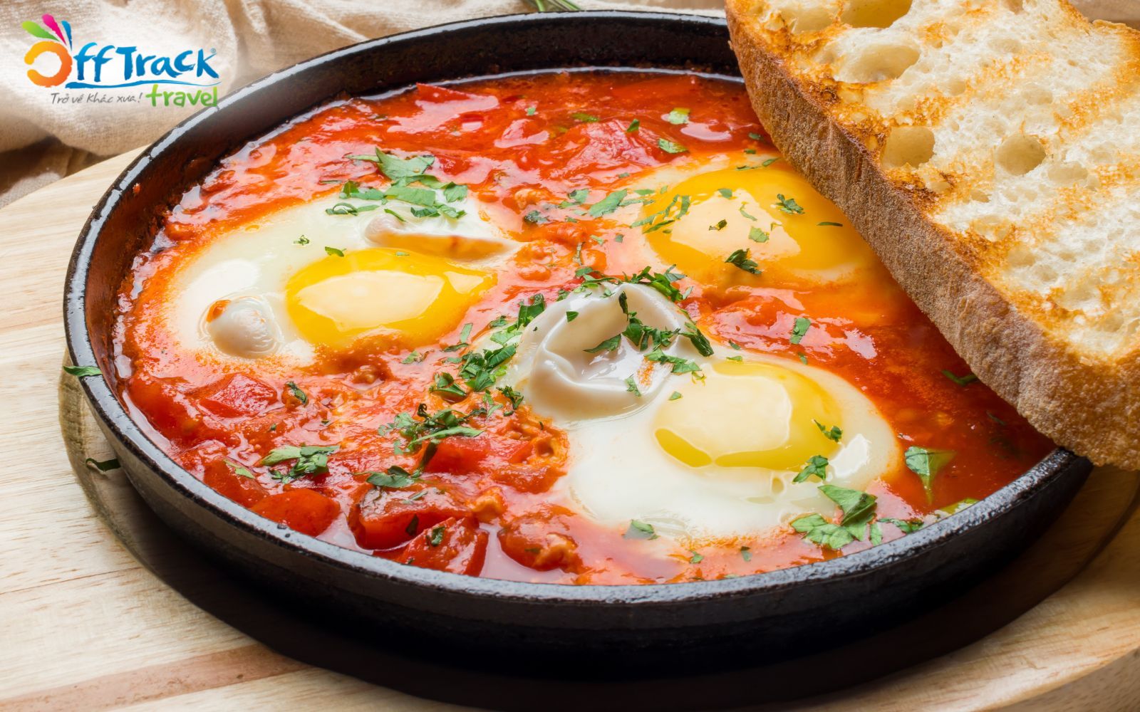 Món ăn Shakshuka nên thử khi đi Israel tour 