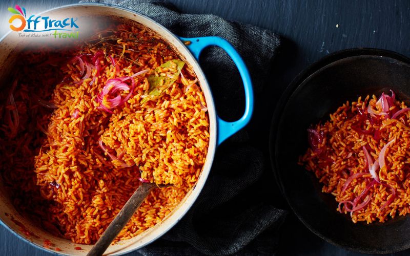 Jollof rice món ăn ngon ẩm thực của châu phi Jollof rice món ăn ngon ẩm thực của châu phi