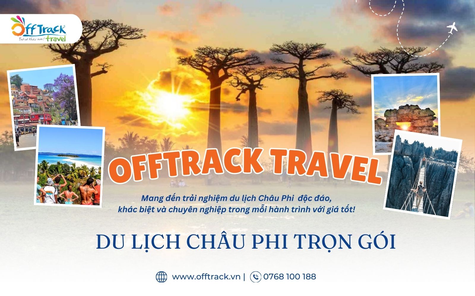 Tour du lịch Châu Phi hấp dẫn, giá tốt tại Offtrack Travel

