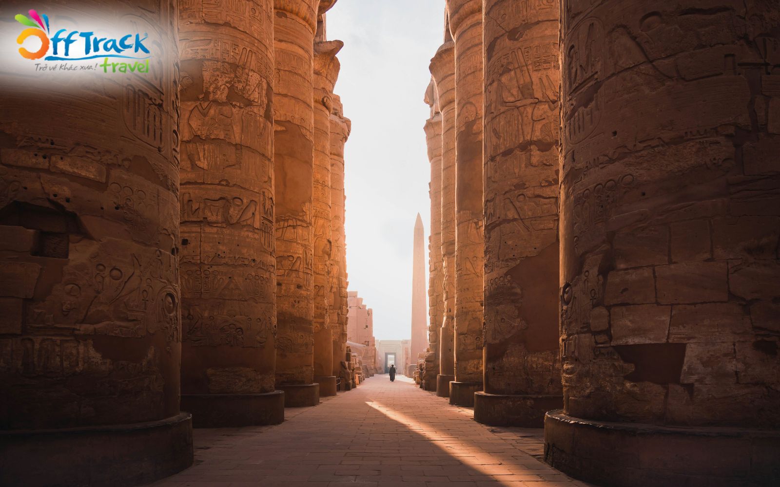 Đền Karnak thiêng liêng nổi tiếng ở Ai Cập