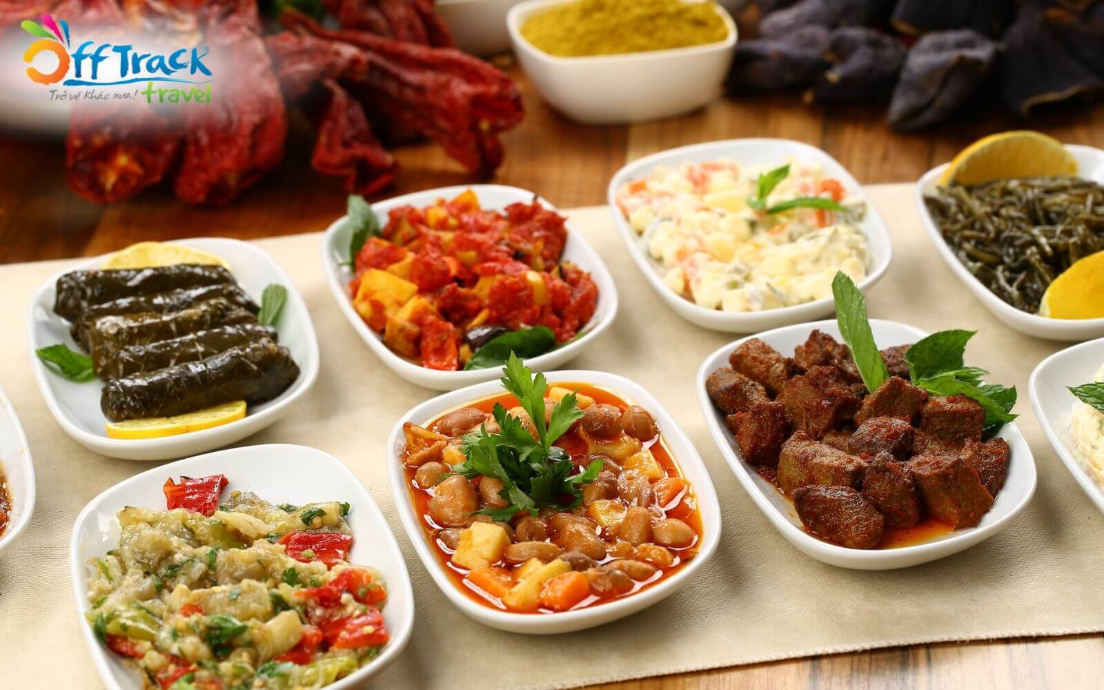 ẩm thực thổ nhĩ kỳ nổi tiếng với món Meze ẩm thực thổ nhĩ kỳ nổi tiếng với món Meze