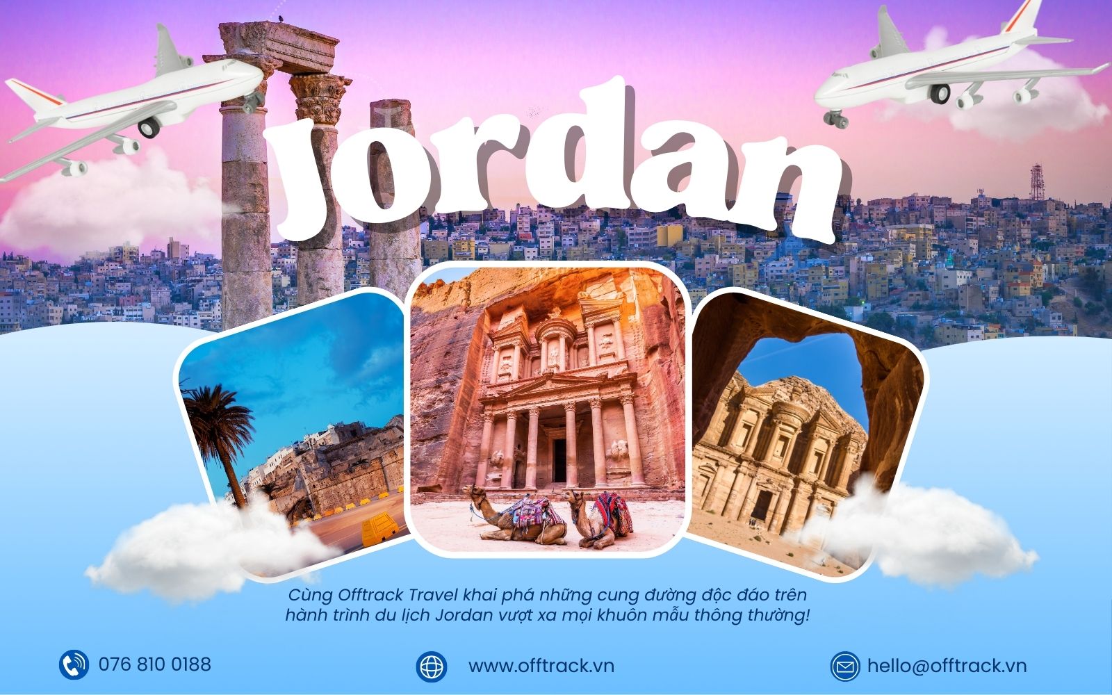 Tour du lịch Jordan hành hương miền đất Thánh