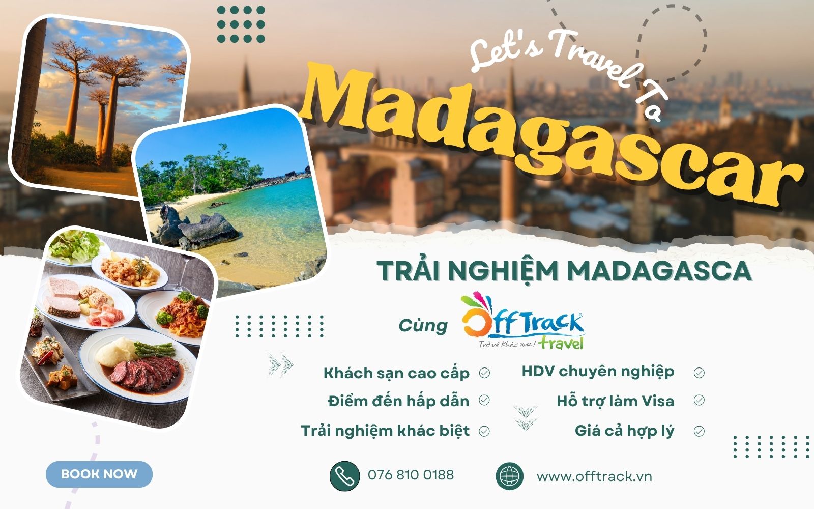 Tour du lịch Madagascar trọn gói, giá tốt tại Offtrack Travel