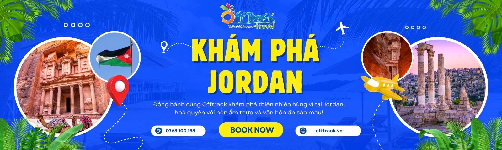 Đặt tour du lịch Jordan trọn gói tại Offtrack