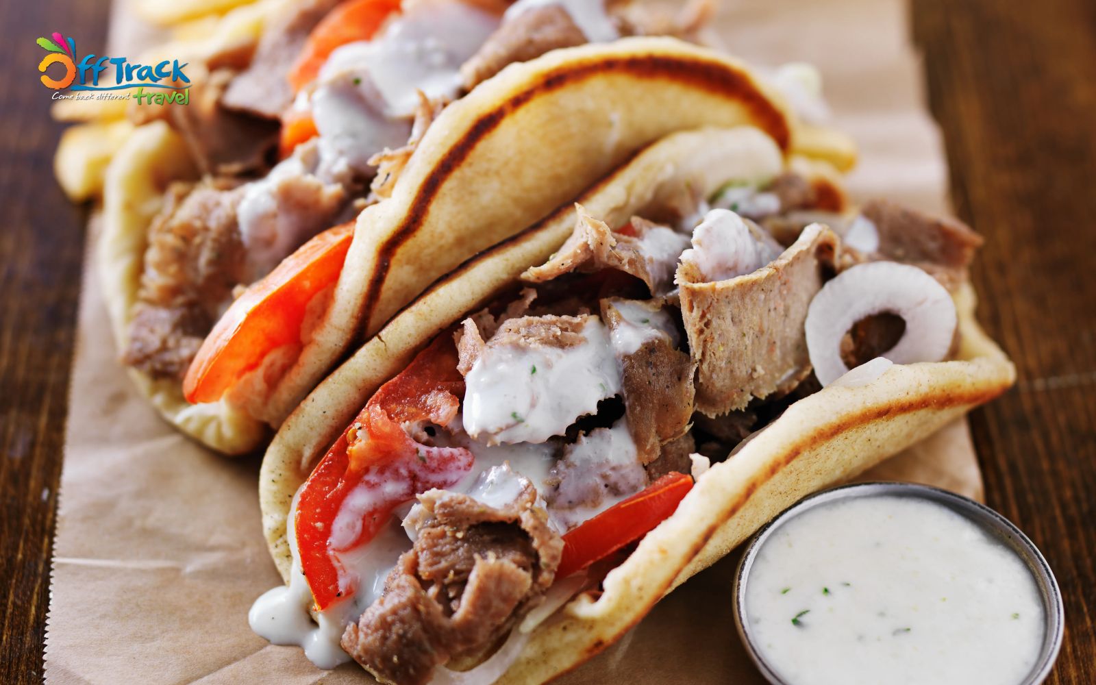 Bánh mì Gyro - ẩm thực đường phố hy lạp Bánh mì Gyro - ẩm thực đường phố hy lạp