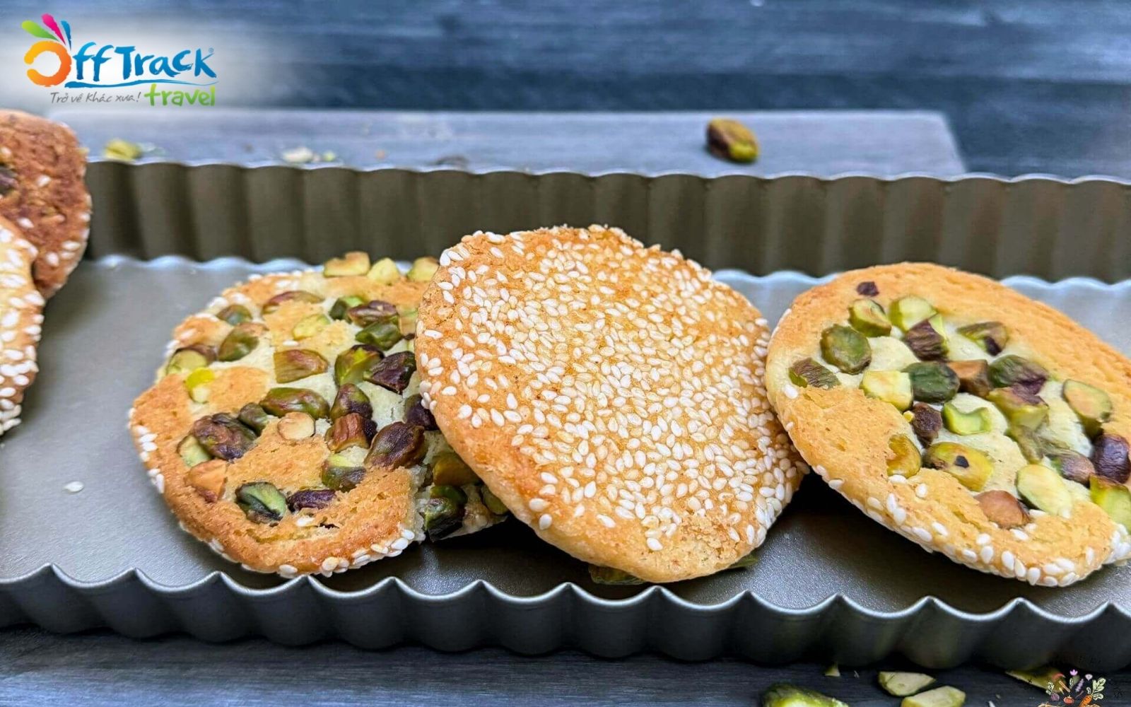 Bánh quy bơ mỏng giòn Barazek thơm ngon trong ẩm thực Jordan