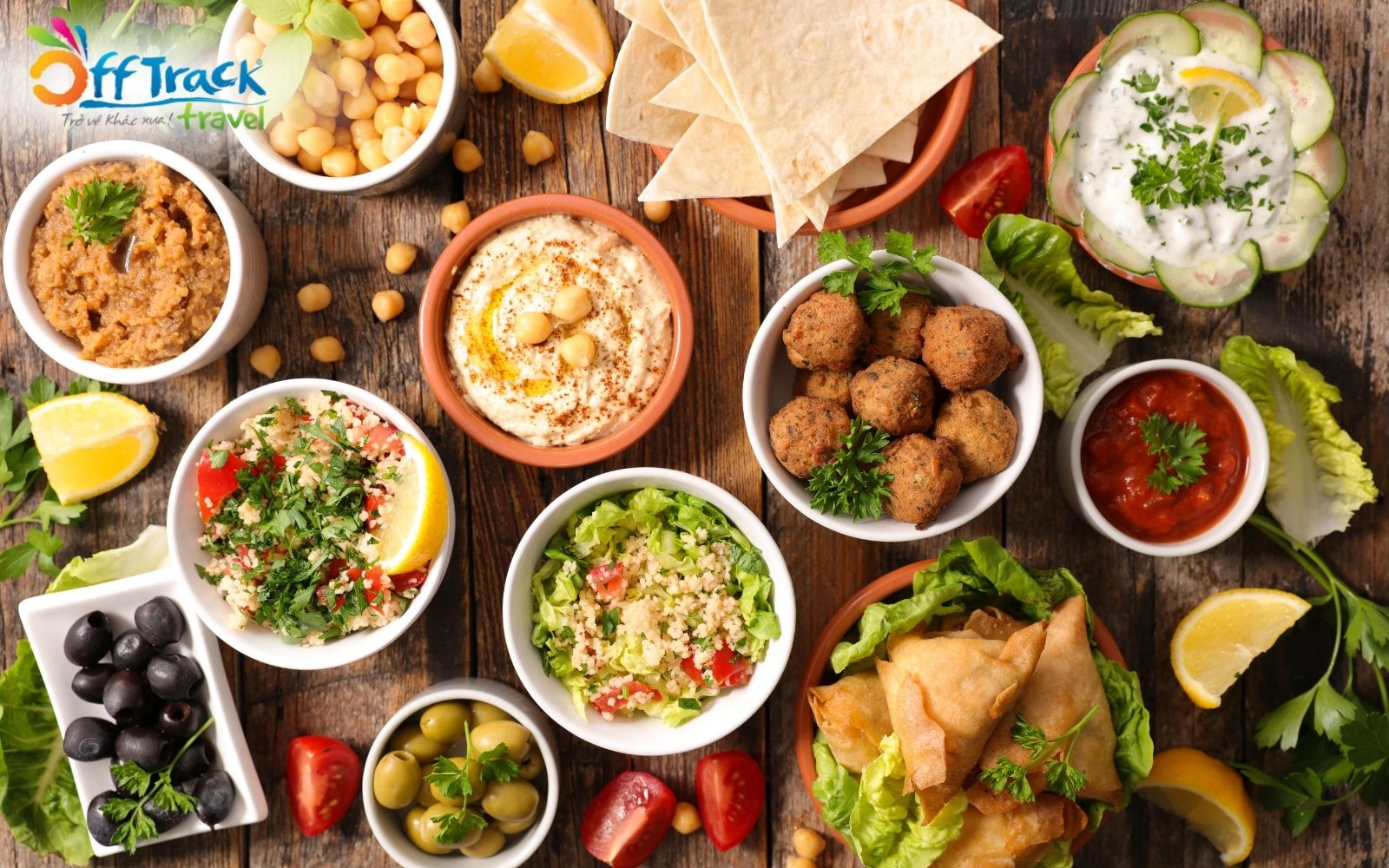 Bữa tiệc Jordan không thể thiếu khai vị Mezze